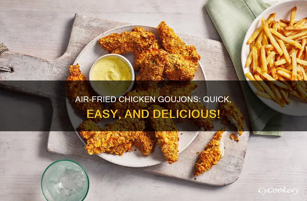 how to cook chicken goujons in air fryer