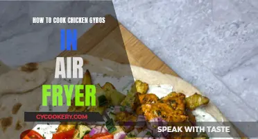 Air-Fried Chicken Gyros: Quick, Easy, and Delicious