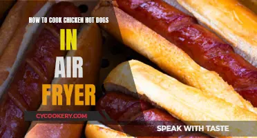 Crispy, Golden Chicken Dogs: Air Fryer Mastery