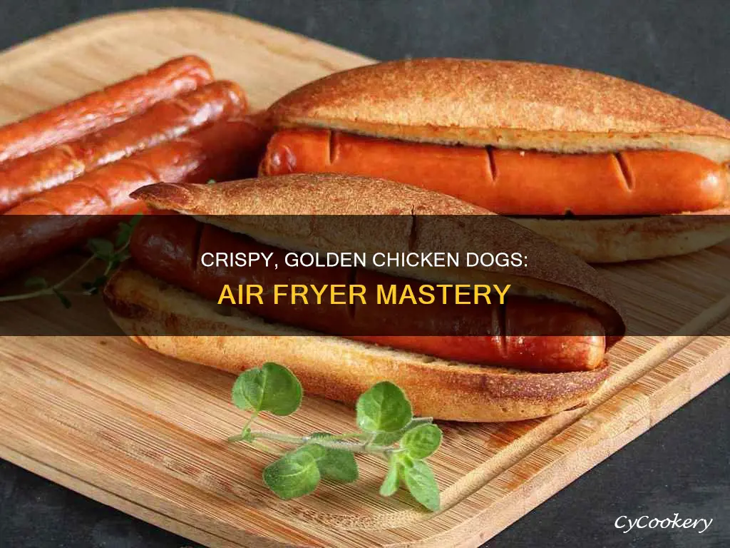 how to cook chicken hot dogs in air fryer