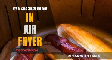 Air-Fried Chicken Hot Dogs: Quick, Easy, and Delicious!