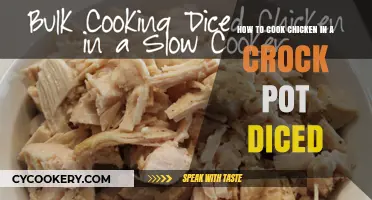Easy Crock Pot Chicken: Dice and Simmer