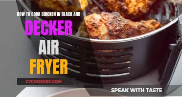 Master the Art of Air Frying: Chicken Perfection in Your Black & Decker Air Fryer