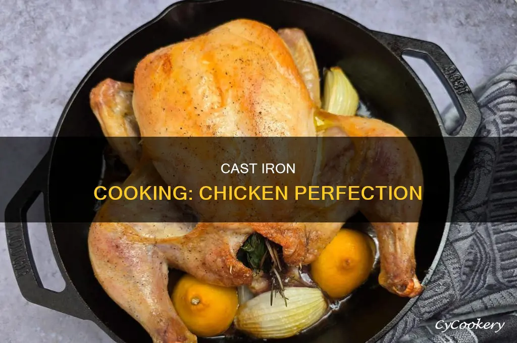 how to cook chicken in cast iron pot