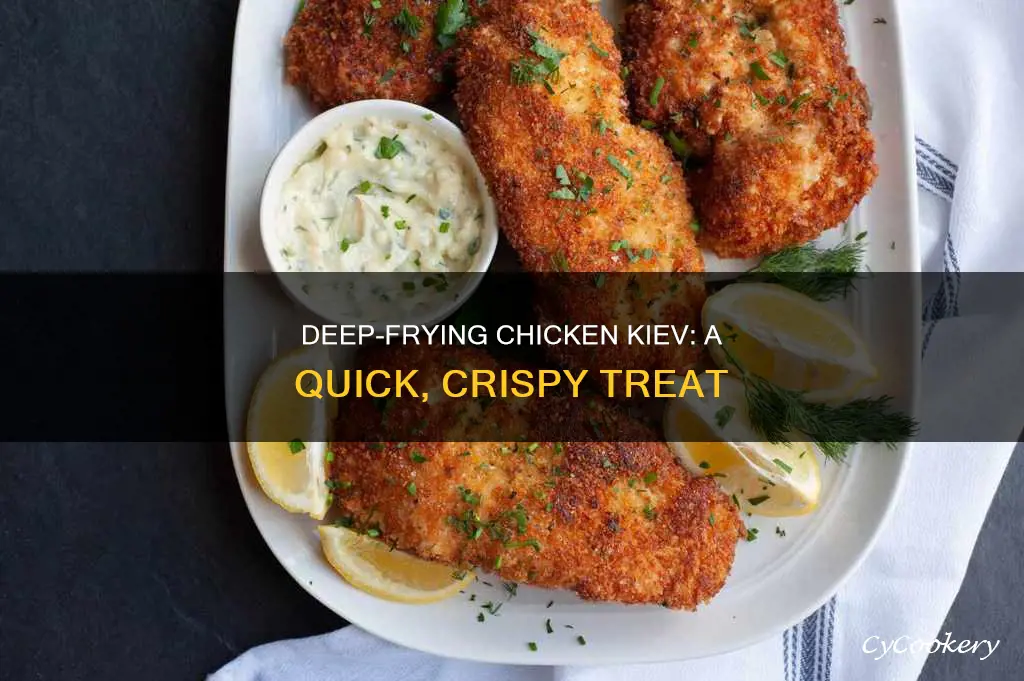 how to cook chicken kiev in deep fryer
