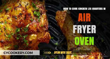 Crispy Chicken Leg Quarters: Air Fryer Oven Recipe