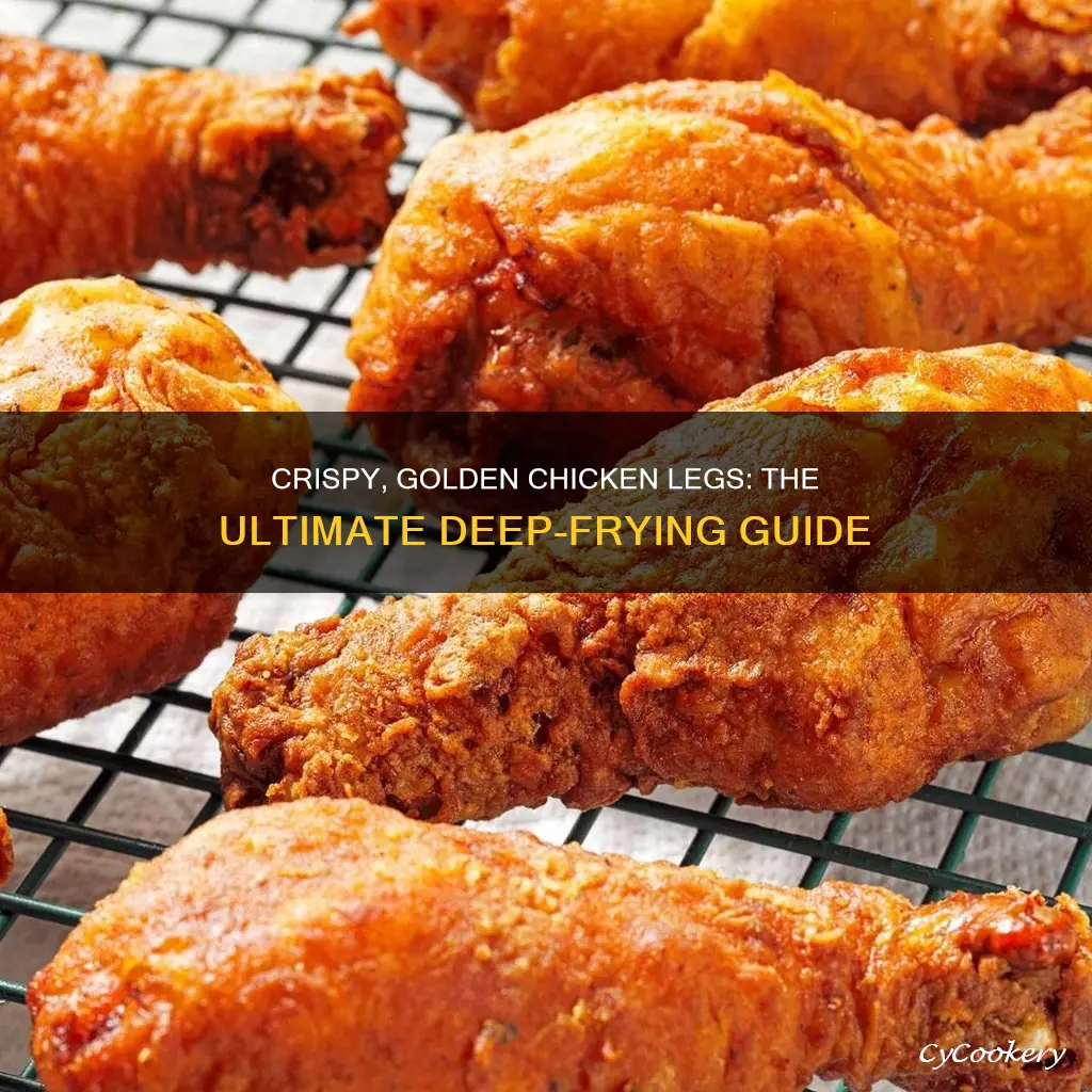 how to cook chicken legs in a deep fryer