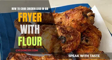 Crispy Chicken Legs: Air Fryer Magic with Flour Coating