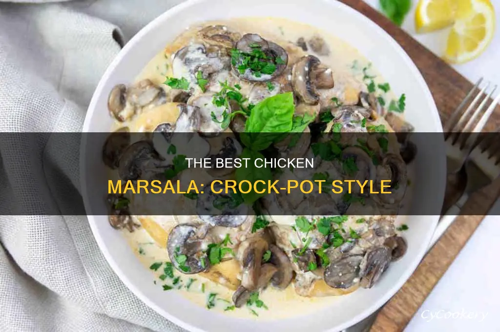 how to cook chicken marsala in a crock pot
