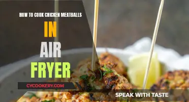 Crispy Chicken Meatballs: Air Fryer Perfection