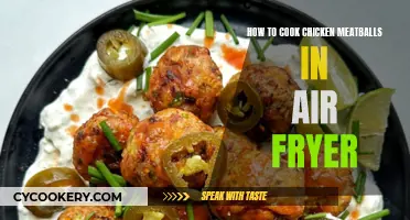 Air-Fryer Chicken Meatballs: Quick, Easy, and Delicious