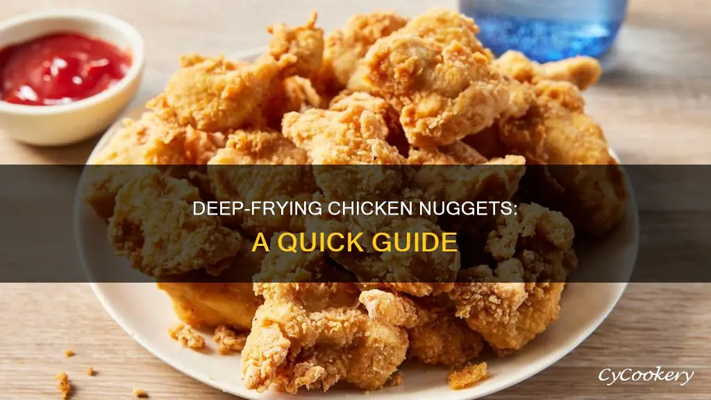 how to cook chicken nuggets in a deep fryer