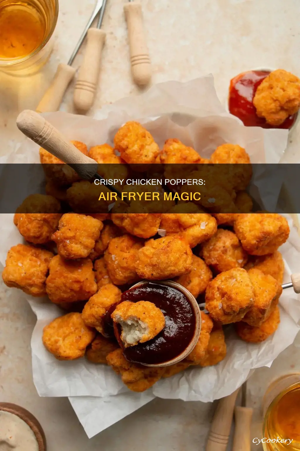 how to cook chicken poppers in air fryer