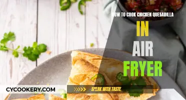 Air-Fried Chicken Quesadilla: Quick, Easy, and Delicious!
