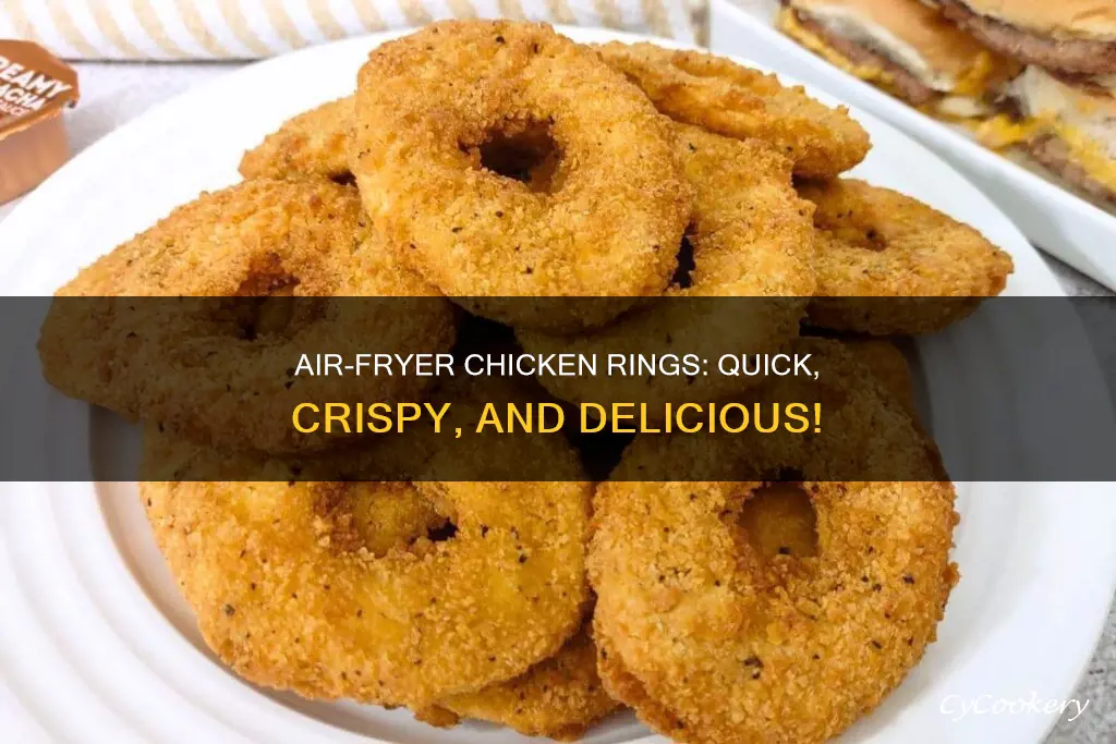 how to cook chicken rings in air fryer