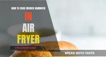 Air-Fried Chicken Sandwich: Quick, Crispy, and Delicious!