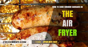 Crispy Chicken Sausage Delight: Air Fryer Mastery