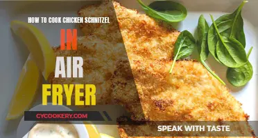 Air-Fried Chicken Schnitzel: A Quick, Crispy Delight