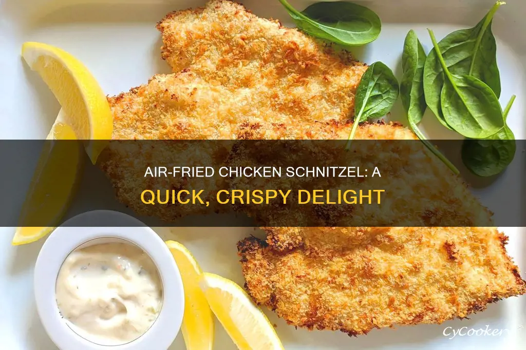 how to cook chicken schnitzel in air fryer