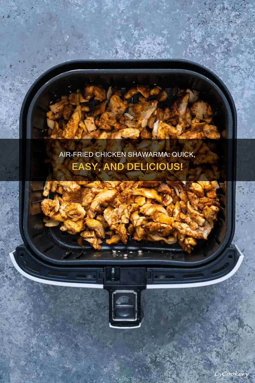 how to cook chicken shawarma in air fryer