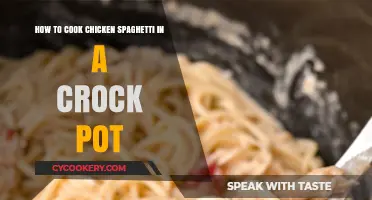 Spaghetti Chicken: Crock Pot Magic