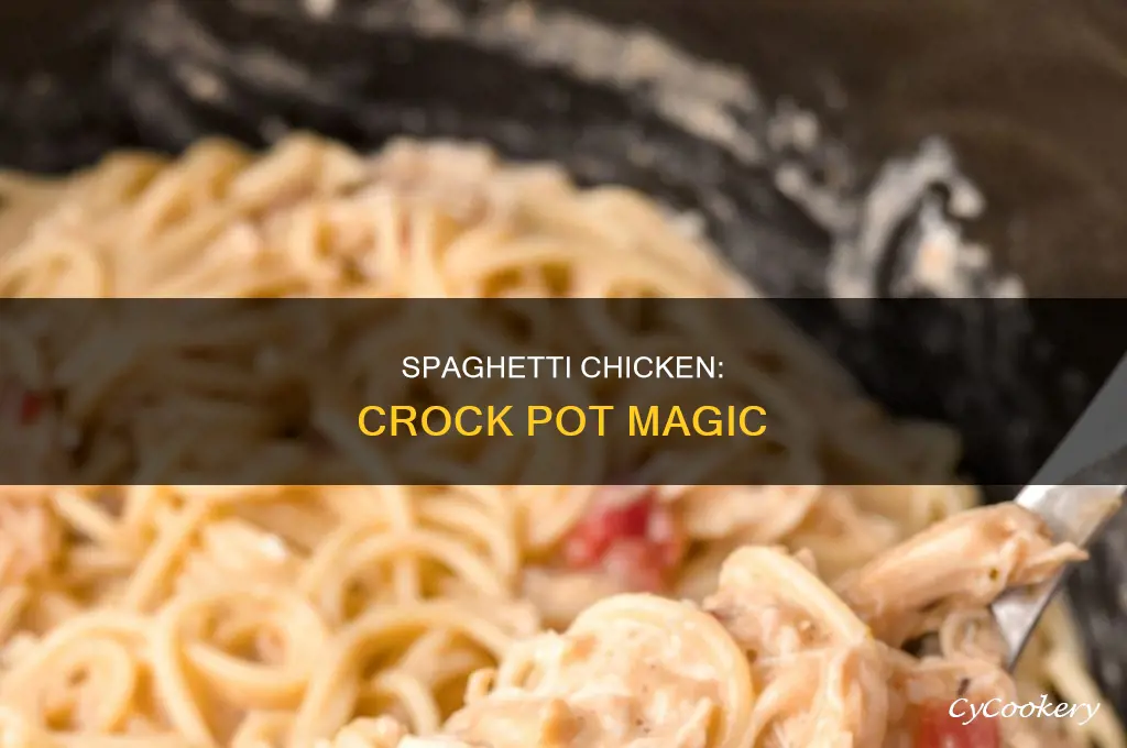 how to cook chicken spaghetti in a crock pot