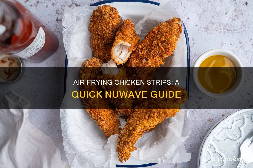 how to cook chicken strips in nuwave air fryer