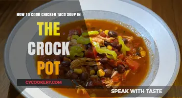 Tasty Chicken Taco Soup: Crock Pot Magic