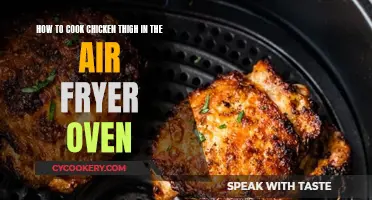 Crispy Chicken Thighs: Air Fryer Oven Mastery