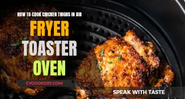 Crispy Chicken Thighs: Air Fryer Toaster Oven Mastery