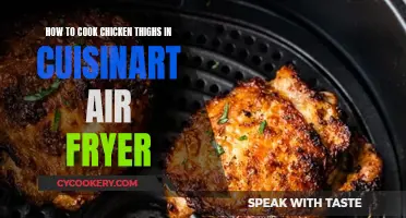 Crispy Chicken Thighs: Cuisinart Air Fryer Recipe Guide