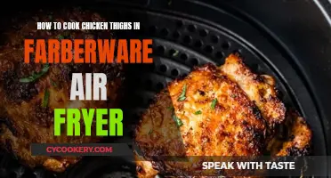 Crispy Chicken Thighs: Air Fryer Mastery with Farberware