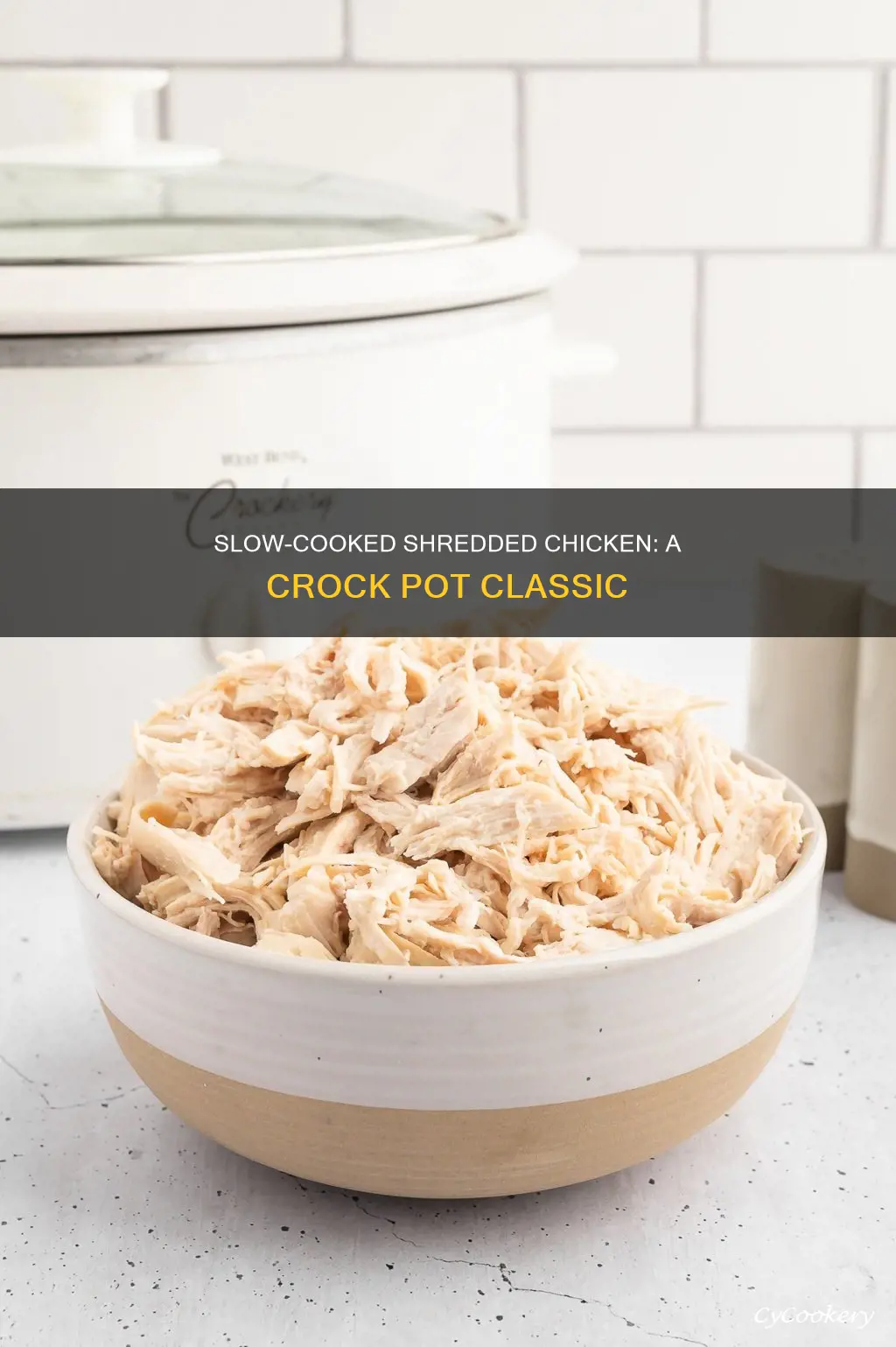 how to cook chicken to shred in crock pot