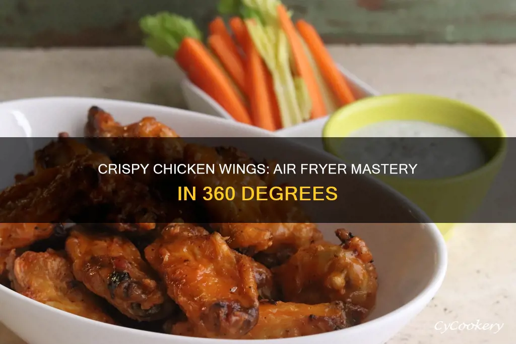 how to cook chicken wings in 360 power air fryer