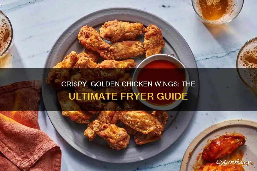 how to cook chicken wings in a fryer