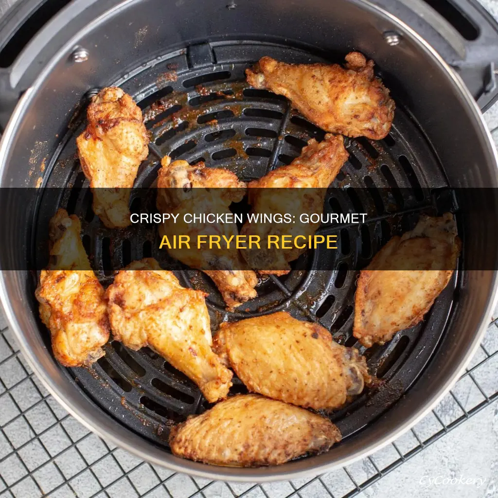 how to cook chicken wings in a gourmia air fryer