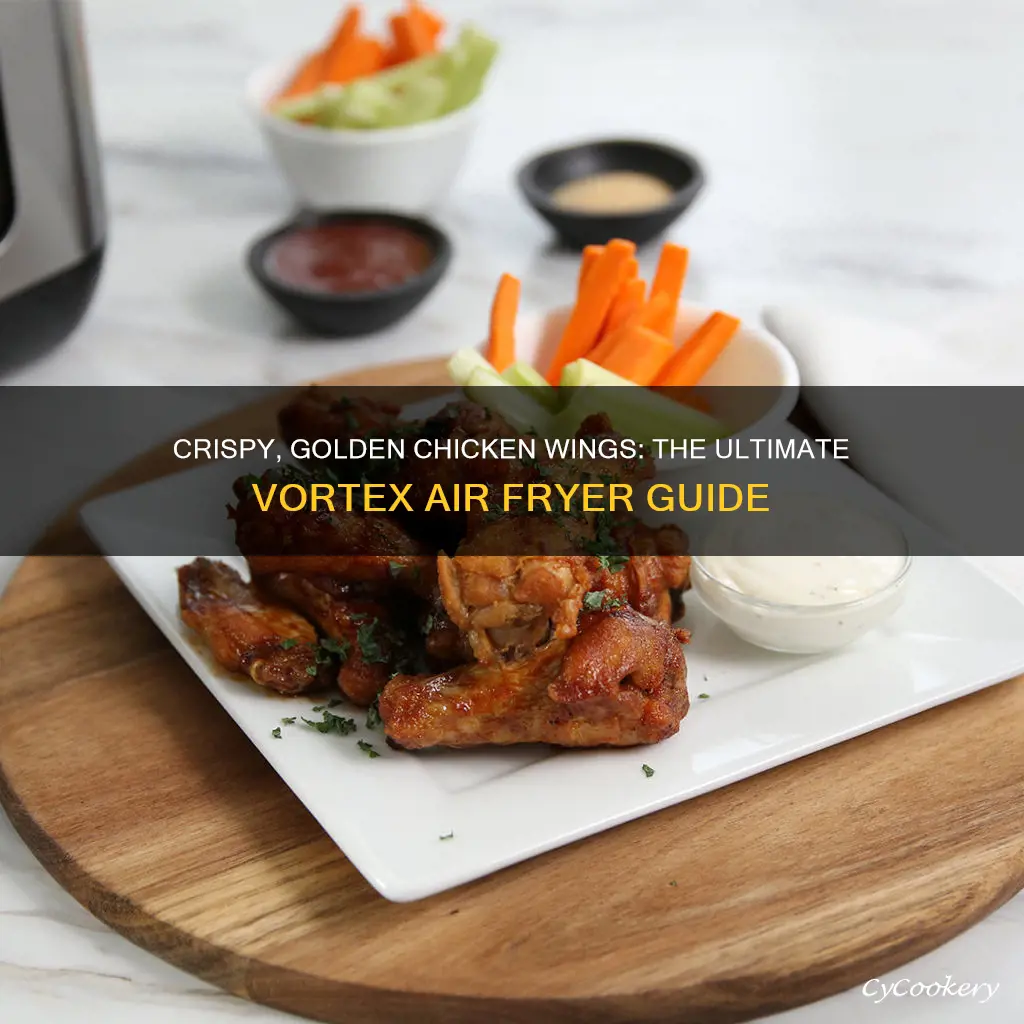 how to cook chicken wings in a vortex air fryer