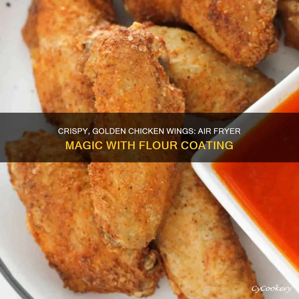 how to cook chicken wings in air fryer with flour