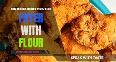 Air-Fried Chicken Wings: Flour Coating, Crispy Results