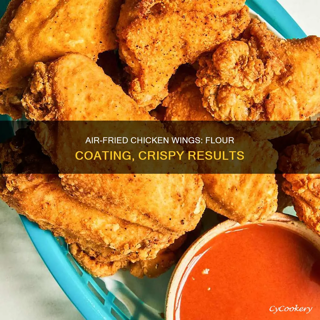 how to cook chicken wings in air fryer with flour