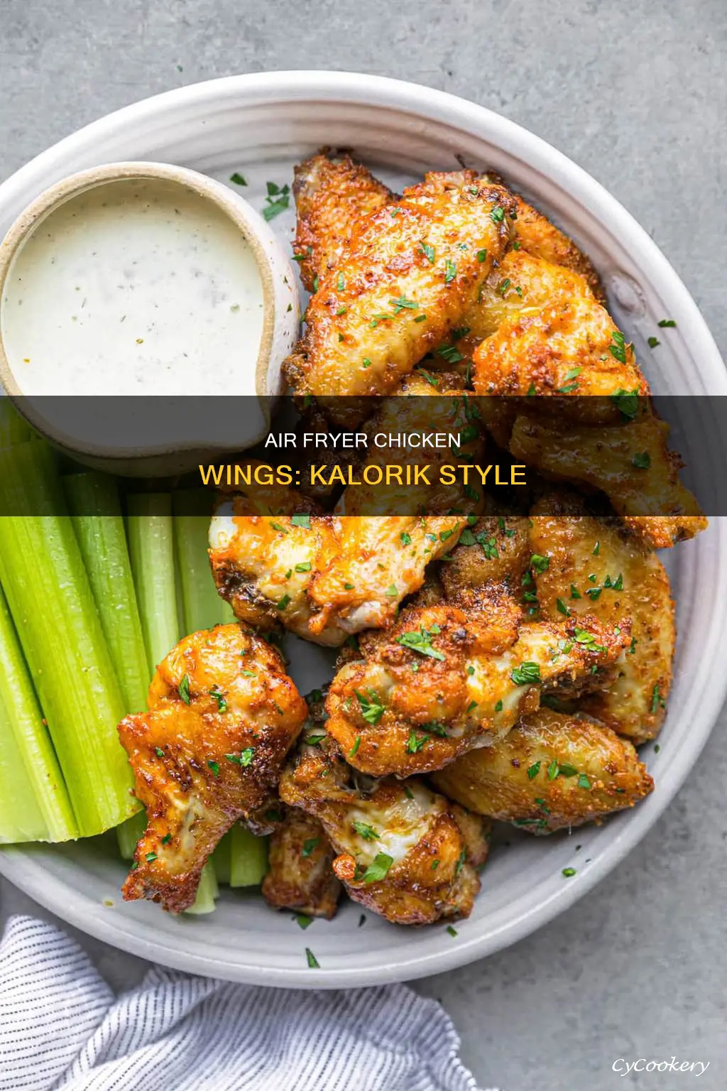 how to cook chicken wings in kalorik air fryer