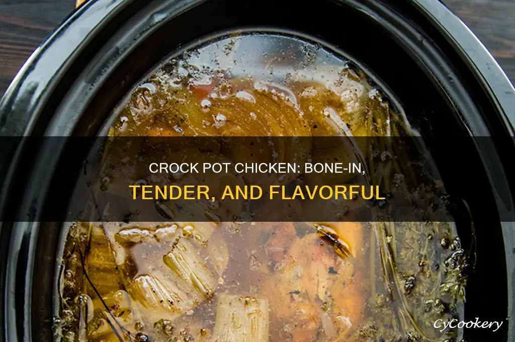 how to cook chicken with bone in crock pot