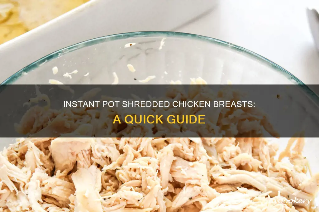 how to cook chickn breats to shred in insta pot