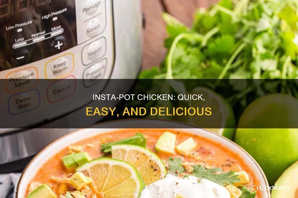 how to cook chiken in the insta pot