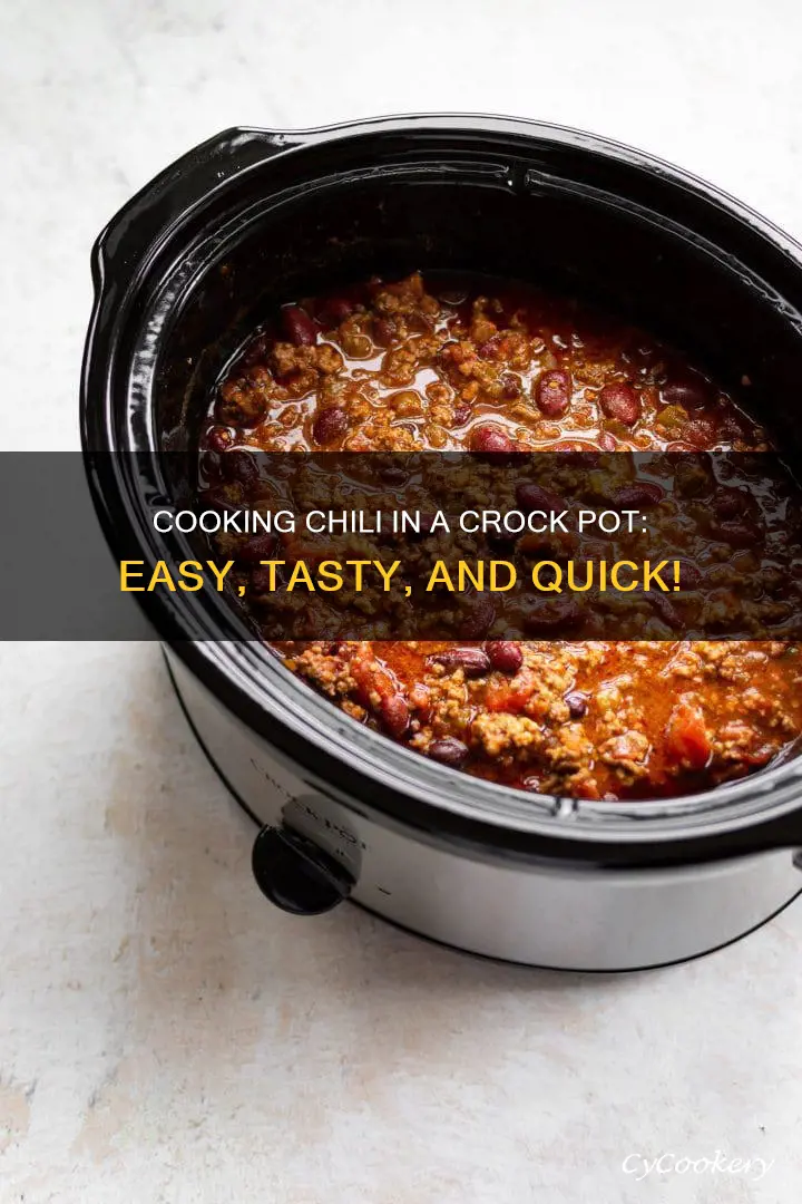 how to cook chilli in crock pot