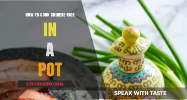 Cooking Chinese Rice: A Simple Pot Method