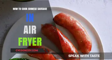 Crispy Chinese Sausage: Air Fryer Magic in 20 Minutes