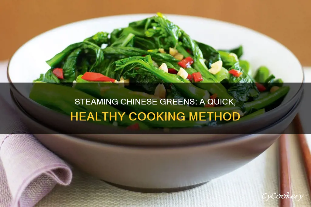 how to cook chinese steamed greens