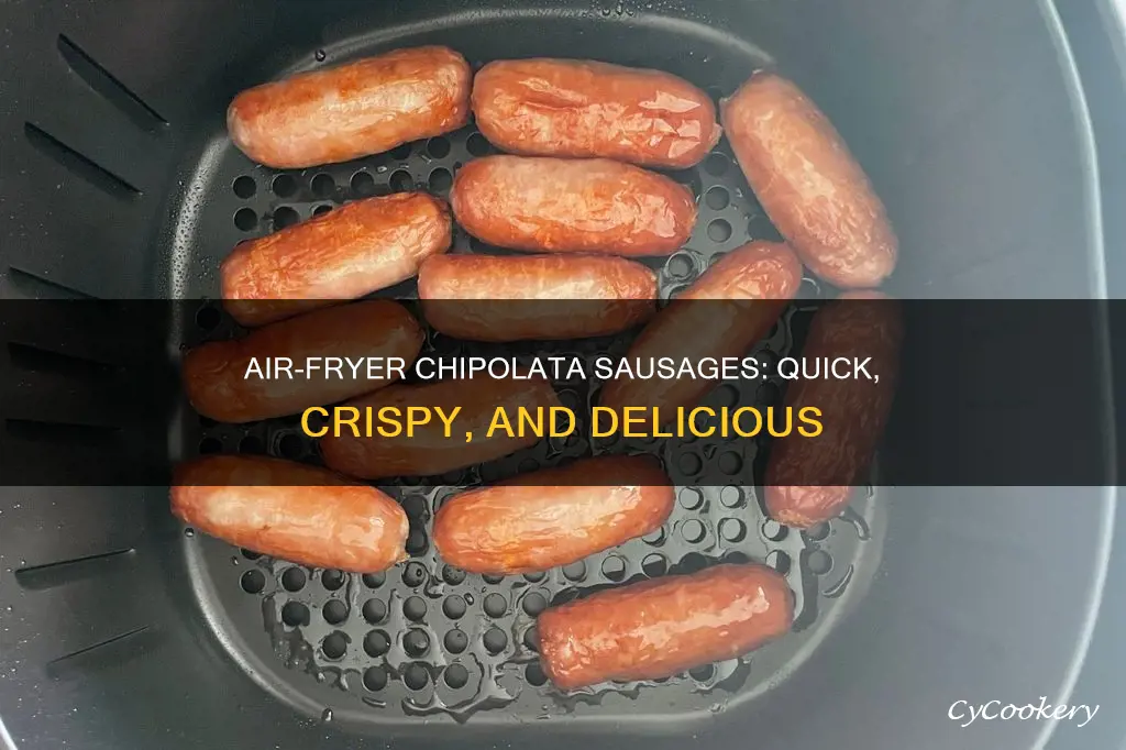 how to cook chipolata sausages in air fryer