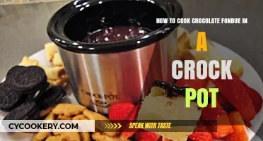 Chocolate Fondue: Slow Cooker Style